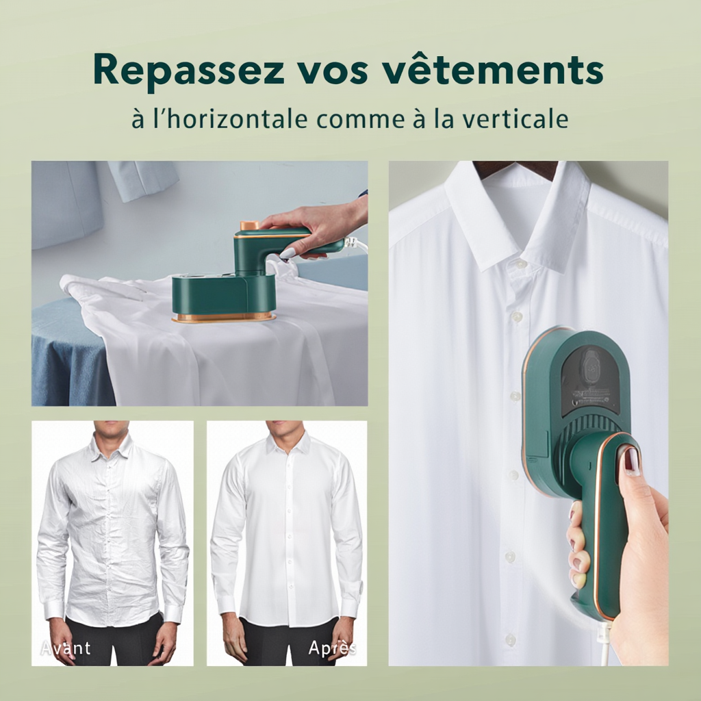Fer défroisseur à vapeur de voyage Logic-Steam™