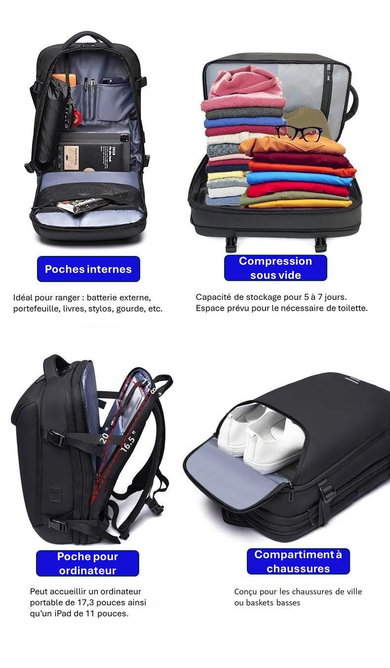 Sac à dos de voyage sous vide Logic-Steam™